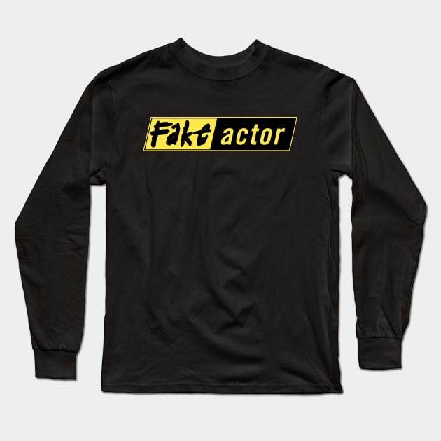 Fake actor Fear Factor Parody Long Sleeve T-Shirt by Merchsides